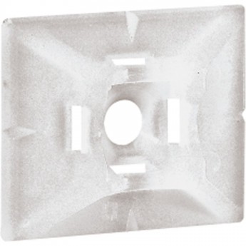 Самоклеющаяся площадка LEGRAND Colring - для хомутов шириной 4,6 мм, бесцветная Самоклеющаяся площадка LEGRAND Colring - для хомутов шириной 4,6 мм, бесцветная