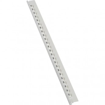 Маркер LEGRAND Memocab ширина 2,3 мм чёрная маркировка на белом фоне заглавная буква X