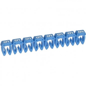 Маркер LEGRAND CAB 3 для кабеля 1,5-2,5 мм² цифра 6 синий