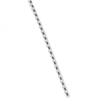 Маркер LEGRAND Duplix цветовая международная кодировка цифра 9 белый