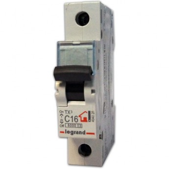 Автоматический выключатель LEGRAND TX³ 6000 6 кА тип C 1П 230/400 В 50А 1 модуль белый Автоматический выключатель LEGRAND TX³ 6000 6 кА тип C 1П 230/400 В 50А 1 модуль белый
