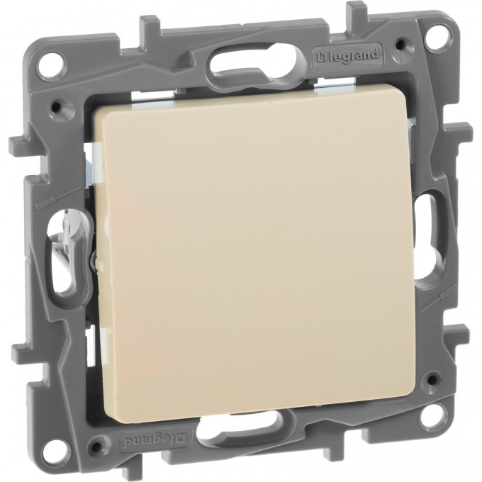Переключатель одноклавишный LEGRAND Etika 10 A 250 В слоновая кость 672305 Переключатель одноклавишный LEGRAND Etika 10 A 250 В слоновая кость 672305