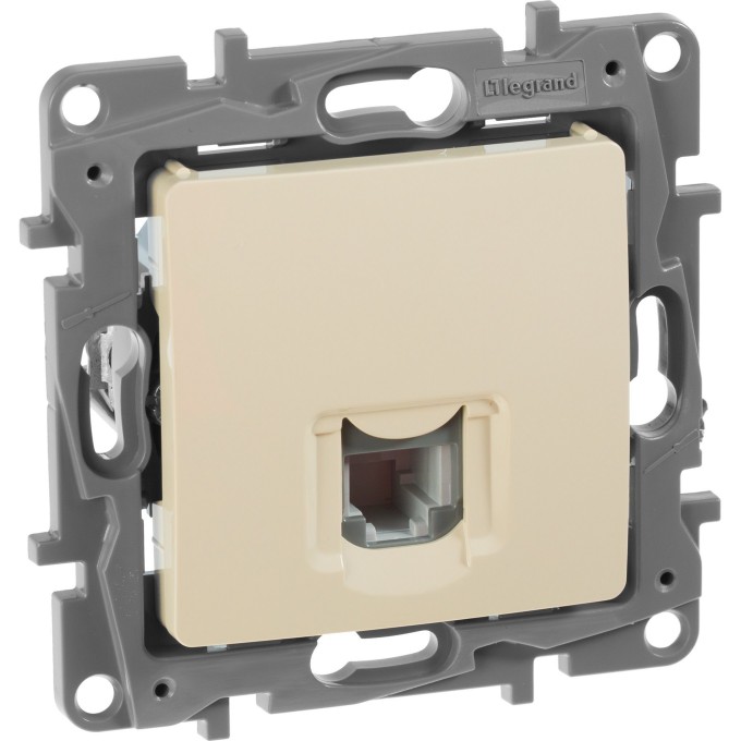 Телефонная розетка LEGRAND RJ11 Etika слоновая кость 672340 Телефонная розетка LEGRAND RJ11 Etika слоновая кость 672340