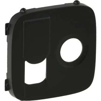 Лицевая панель LEGRAND Valena ALLURE для розетки TV-RJ45 антрацит