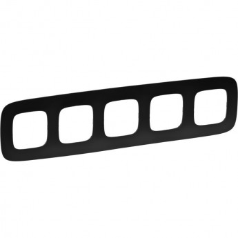 Рамка LEGRAND Valena ALLURE 5-постовая универсальная матовая черный