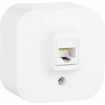 Розетка LEGRAND RJ45 категория 5e UTP Quteo IP 20 белый