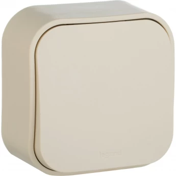 Выключатель LEGRAND Quteo 10 A 250 B IP 20 Слоновая кость