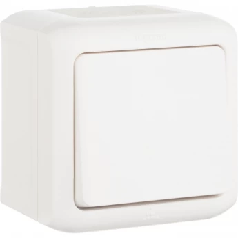 Выключатель LEGRAND Quteo 10 A 250 B IP 44 Белый