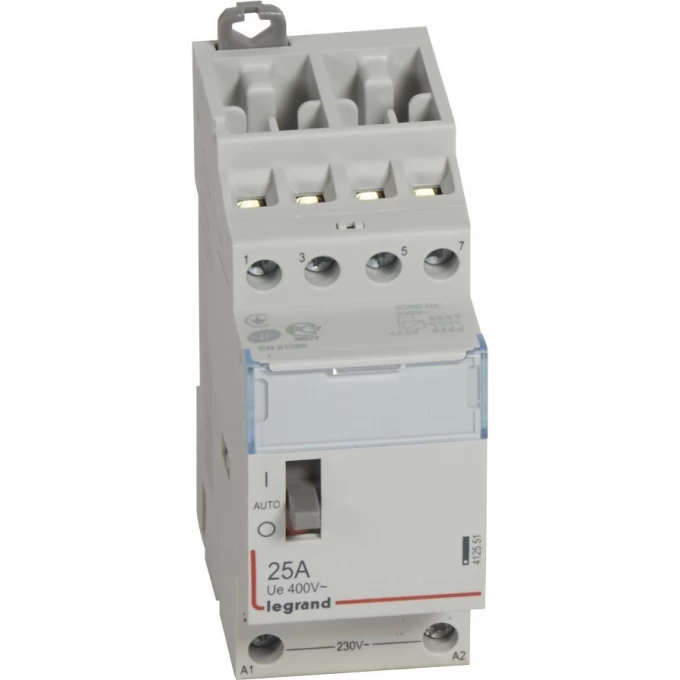 Контактор LEGRAND CX³, 4П, 400 В~, с катушкой 230 В~, 25 A, 4 Н.О., 2 модуля, с рукояткой управления 412551 Контактор LEGRAND CX³, 4П, 400 В~, с катушкой 230 В~, 25 A, 4 Н.О., 2 модуля, с рукояткой управления 412551
