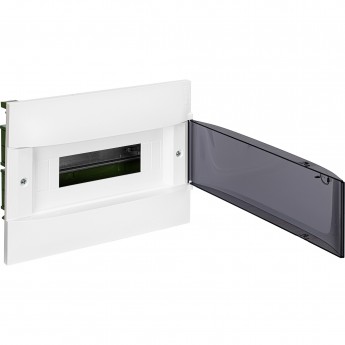 Пластиковый щиток LEGRAND PRACTIBOX S встраиваемый в полые стены 1X12 дымчатая дверь