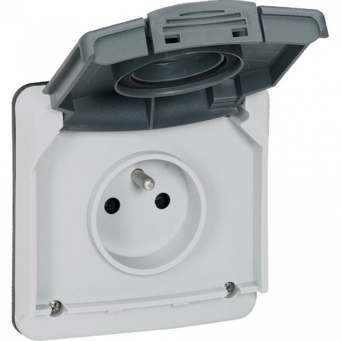 Розетка LEGRAND Plexo 2К+3 с защитными шторками 16A 250В IP66 IK08, серый 90486 Розетка LEGRAND Plexo 2К+3 с защитными шторками 16A 250В IP66 IK08, серый 90486