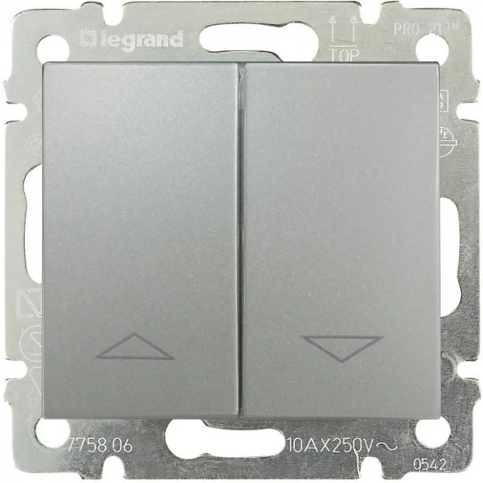 Выключатель LEGRAND Mosaic 10А 2 модуля, белый 77010 Выключатель LEGRAND Mosaic 10А 2 модуля, белый 77010