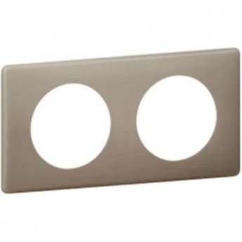 Рамка LEGRAND Celiane 2 поста, грэй перкаль